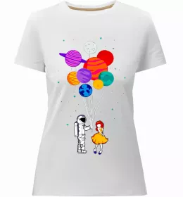 Женская премиум футболка