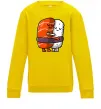 Детский Свитшот Суші обіймаються Солнечно желтый фото