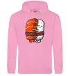 Жіноча толстовка (худі) Суші обіймаються Рожевий фото