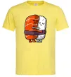 Мужская футболка Суші обіймаються Лимонный фото