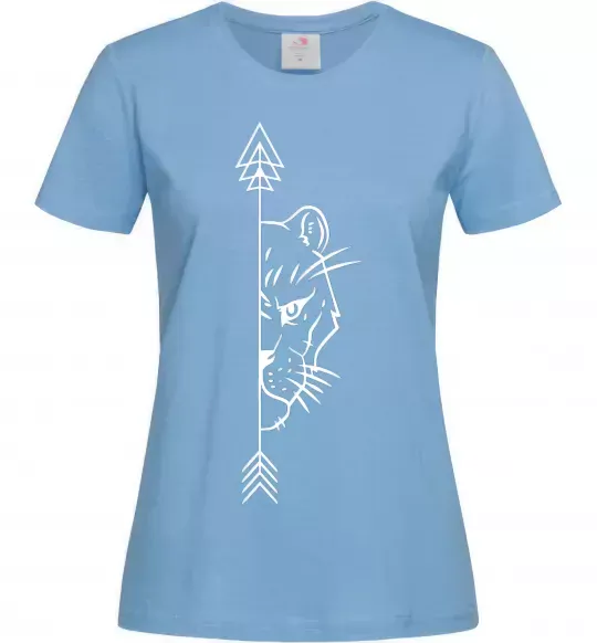 Жіноча футболка Левиця парна Блакитний фото