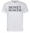 Чоловіча футболка Money maker Білий фото