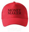 Кепка Money maker Красный фото