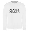 Свитшот Money maker Белый фото