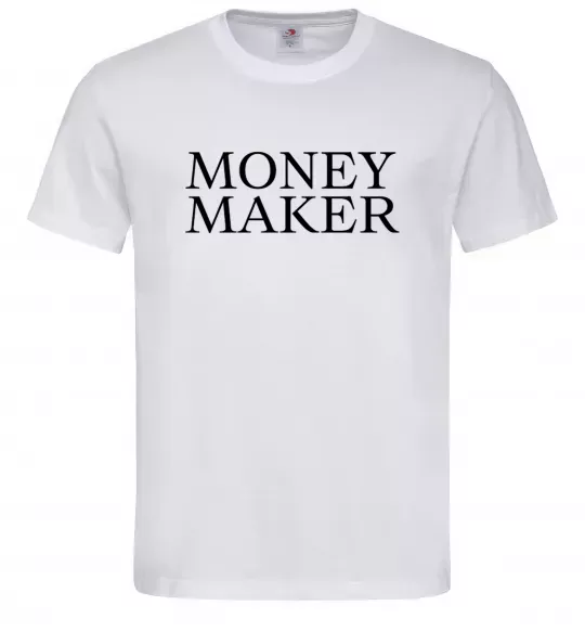 Чоловіча футболка Money maker Білий фото