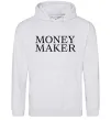 Женская толстовка (худи) Money maker Серый меланж Женская толстовка (худи) Money maker Серый меланж фото