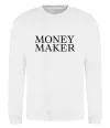 Свитшот Money maker Белый фото