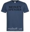 Чоловіча футболка Money spender Темно-синій фото