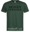 Мужская футболка Money spender Темно-зеленый фото
