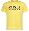 Мужская футболка Money spender Лимонный фото