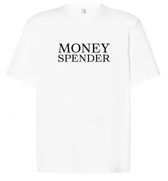 Футболка Оверсайз Money spender Білий фото