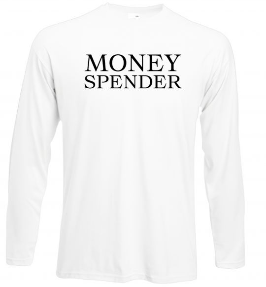 Лонгслів Money spender Білий фото