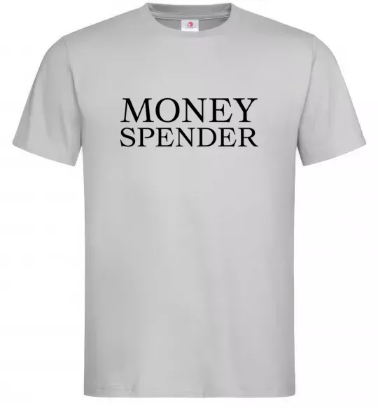 Мужская футболка Money spender Серый фото