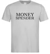 Мужская футболка Money spender Серый фото