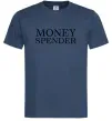 Мужская футболка Money spender Темно-синий фото