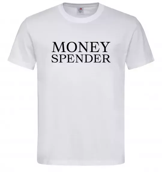 Мужская футболка Money spender Белый фото