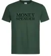 Мужская футболка Money spender Темно-зеленый фото