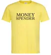 Мужская футболка Money spender Лимонный фото