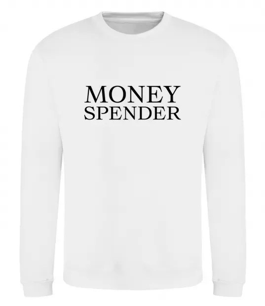 Світшот Money spender Білий фото