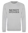 Світшот Money spender Сірий меланж фото