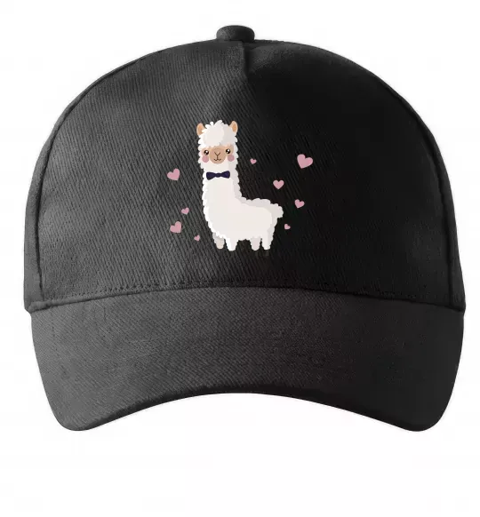 Кепка Лама закохана Чорний фото