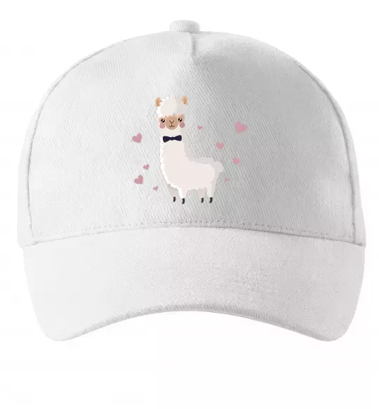 Кепка Лама закохана Білий фото