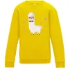 Детский Свитшот Лама закохана Солнечно желтый фото