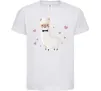 Дитяча футболка Лама закохана Білий фото