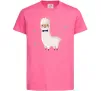 Дитяча футболка Лама закохана Яскраво-рожевий фото