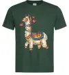 Мужская футболка Bright lama Темно-зеленый фото