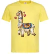 Мужская футболка Bright lama Лимонный фото