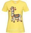 Женская футболка Bright lama Лимонный фото