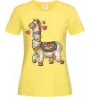 Женская футболка Bright lama Лимонный фото