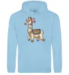 Мужская толстовка (худи) Bright lama Голубой фото