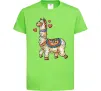 Детская футболка Bright lama Лаймовый фото
