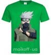 Мужская футболка Kakashi Зеленый фото