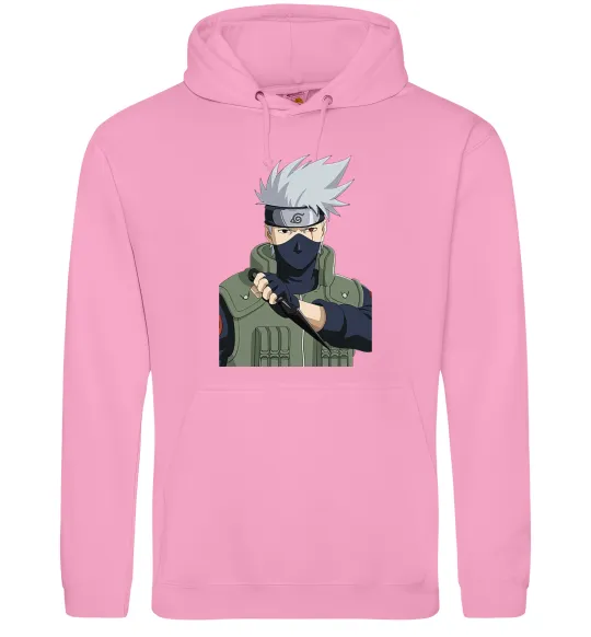 Мужская толстовка (худи) Kakashi Розовый фото