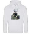 Чоловіча толстовка (худі) Kakashi Сірий меланж Чоловіча толстовка (худі) Kakashi Сірий меланж фото