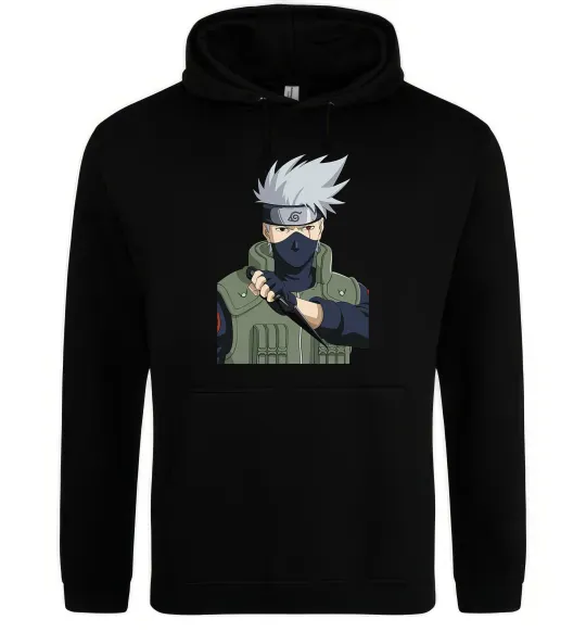 Жіноча толстовка (худі) Kakashi Чорний фото