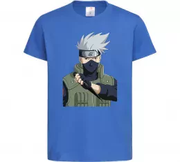 Детская футболка Kakashi Ярко-синий фото