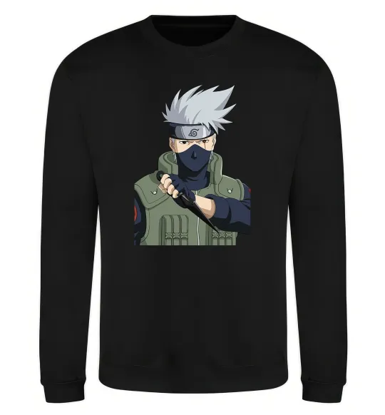 Світшот Kakashi Чорний фото
