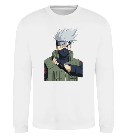 Світшот Kakashi Білий фото