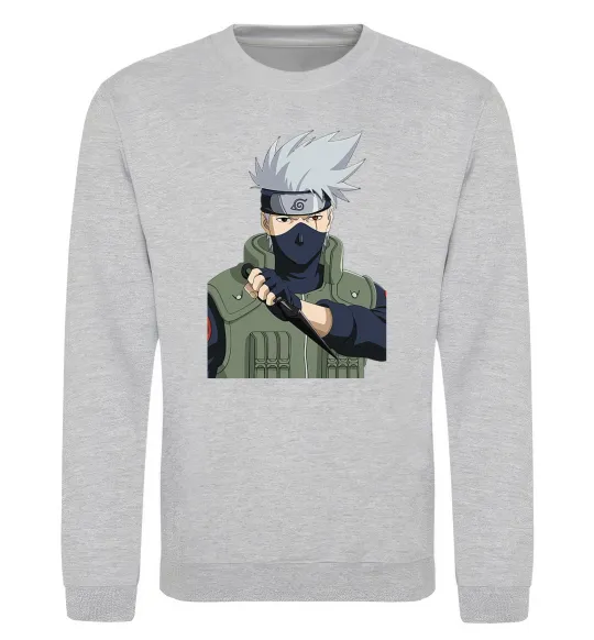 Світшот Kakashi Сірий меланж фото