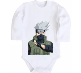 Детский боди Shikamaru Nara Белый фото