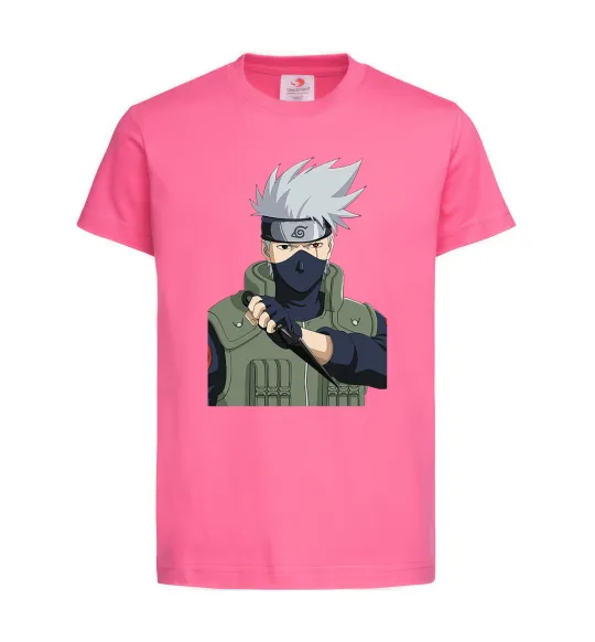 Детская футболка Kakashi Ярко-розовый фото