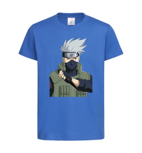Детская футболка Kakashi Ярко-синий фото