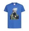 Детская футболка Kakashi Ярко-синий фото