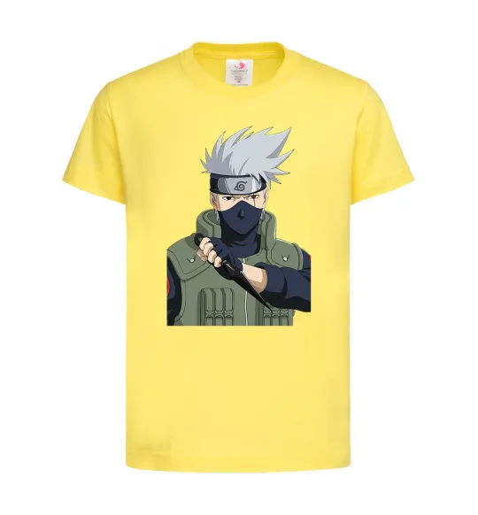 Детская футболка Kakashi Лимонный фото