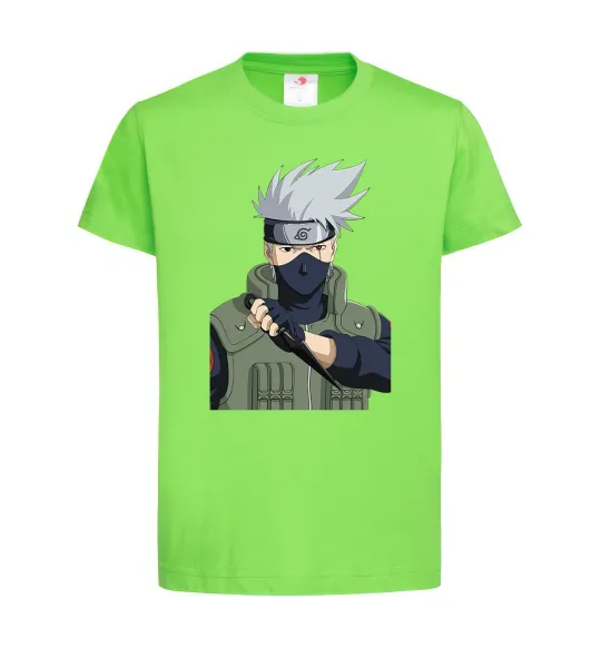 Детская футболка Kakashi Лаймовый фото