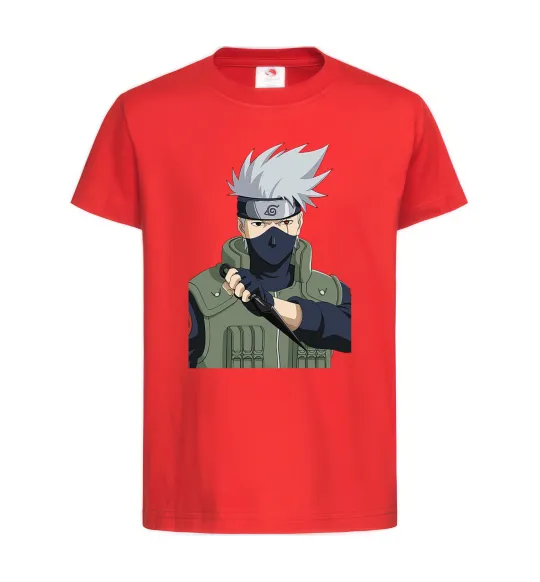 Детская футболка Kakashi Красный фото